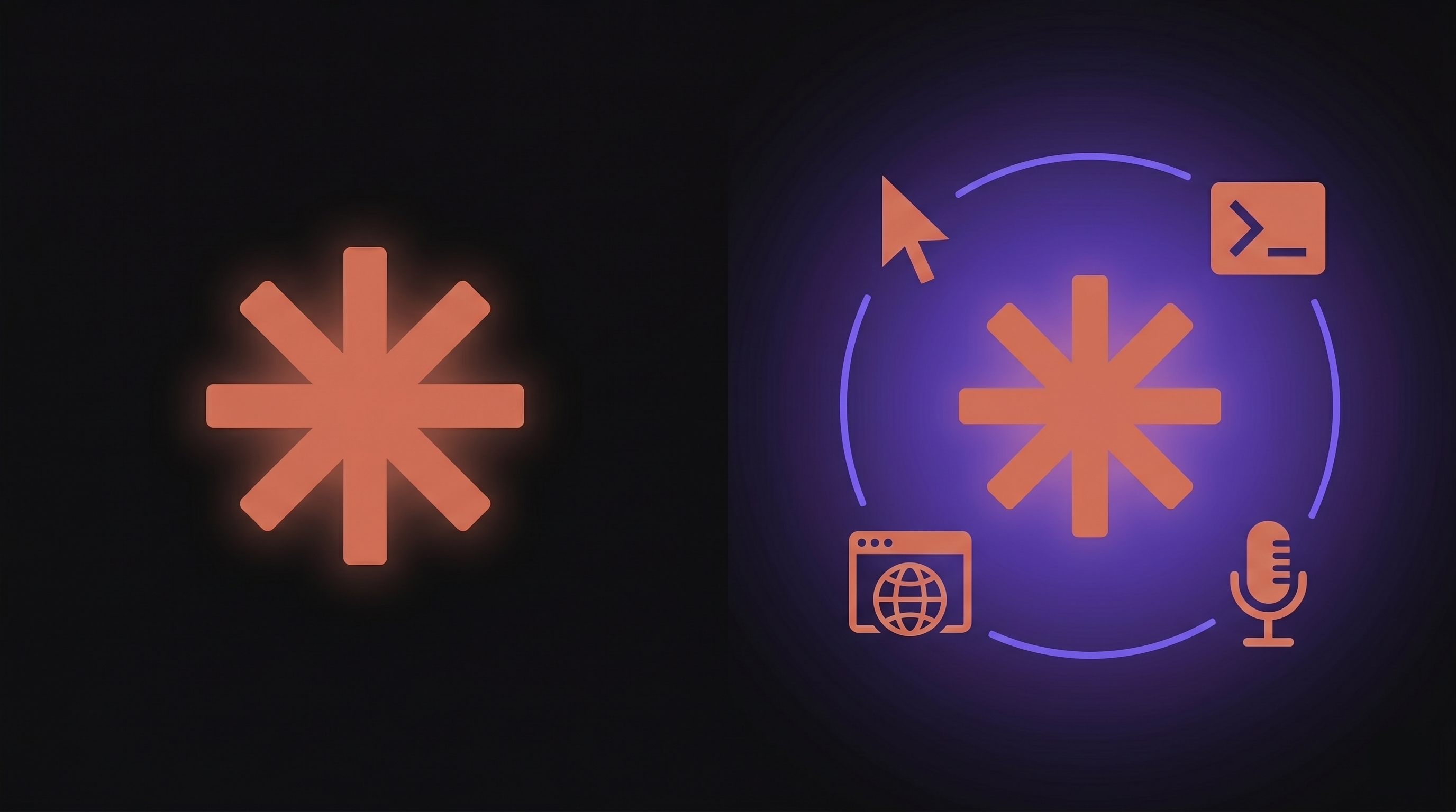 Claude alone vs Claude with PilotGentic MCP tools — browser, voice, Mac control